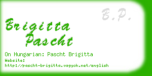 brigitta pascht business card